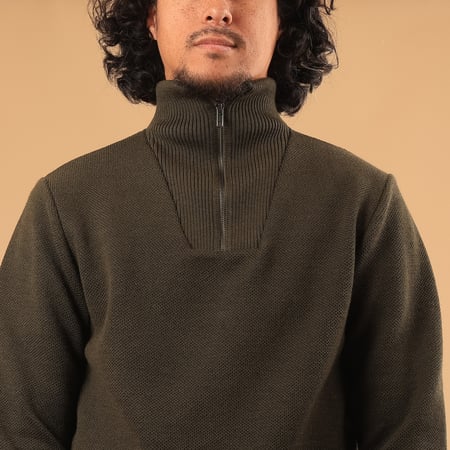 Youri Khaki Truck Driver Sweater