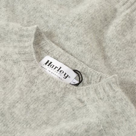 Shaggy Crew Neck Silver