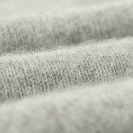 Shaggy Crew Neck Silver
