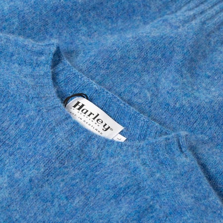 Shaggy Crew Neck Cobalt