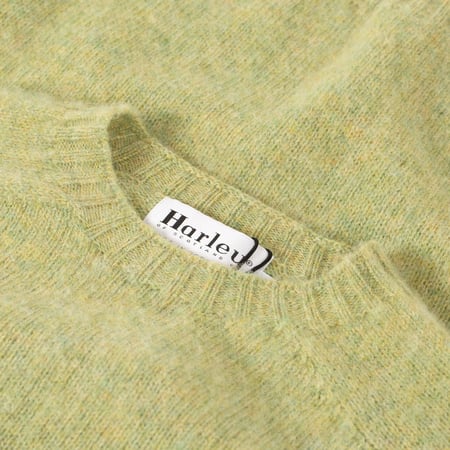 Shaggy Crew Neck Avocado