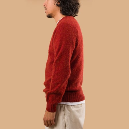 Shaggy Crew Neck Madder