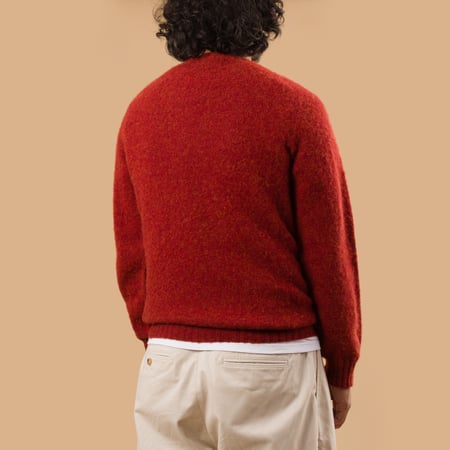 Shaggy Crew Neck Madder