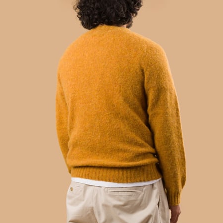 Shaggy Crew Neck Gold Dust