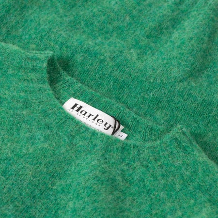 Shaggy Crew Neck Evergreen
