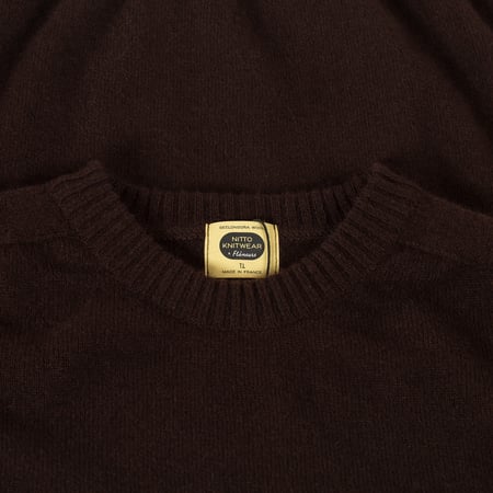 NITTO KNITWEAR X FLANEURS / Bedros Geelongora Sweater Ebony