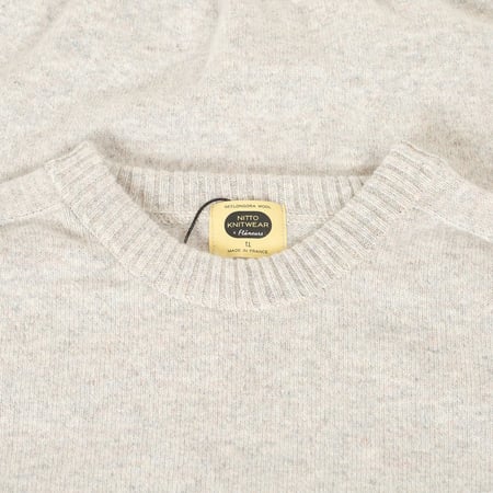 NITTO KNITWEAR X FLANEURS / Bedros Geelongora Sweater Quartz