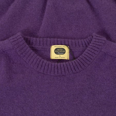 NITTO KNITWEAR X FLANEURS / Bedros Geelongora Sweater Prune