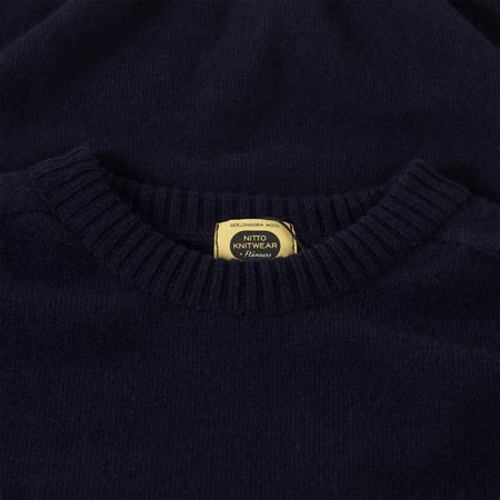 col Nitto X Flaneurs pull Bedros geelongora navy