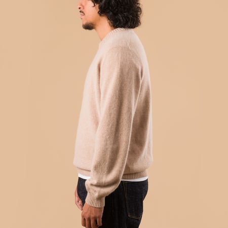NITTO KNITWEAR X FLANEURS / Bedros Geelongora Sweater Fawn