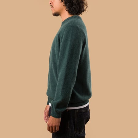 vignette Nitto X Flaneurs pull Bedros geelongora jungle porté de profil