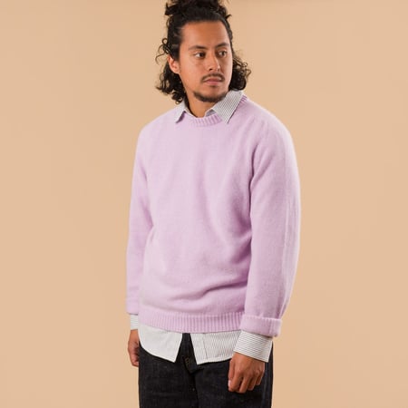 NITTO KNITWEAR X FLANEURS / Bedros Geelongora Sweater French Lilac