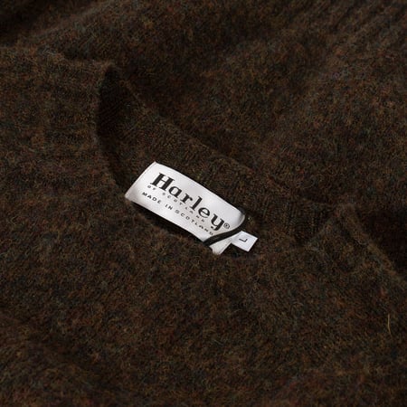 Shaggy Crew Neck Carob