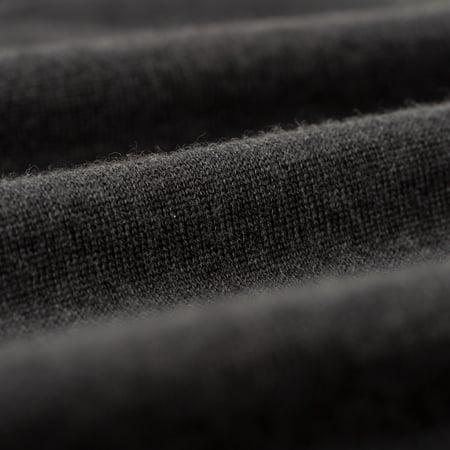 closeup flâneursMOONCASTLE 12G Wool Crew Neck gray