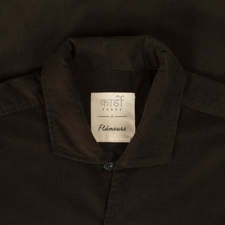 detail col chemise collaboration Kardo FW25