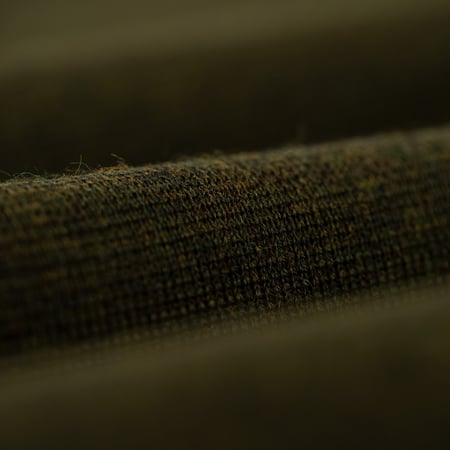 detail laine Noragi classique Le Minor X Flâneurs olive