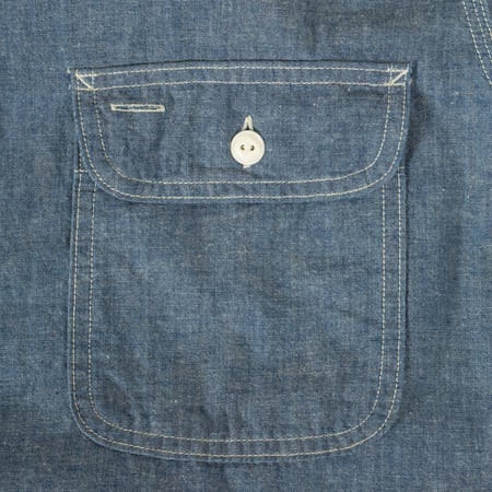 Image-Flâneurs_FOB FACTORY / F3494 Chambray Work Shirt_détail