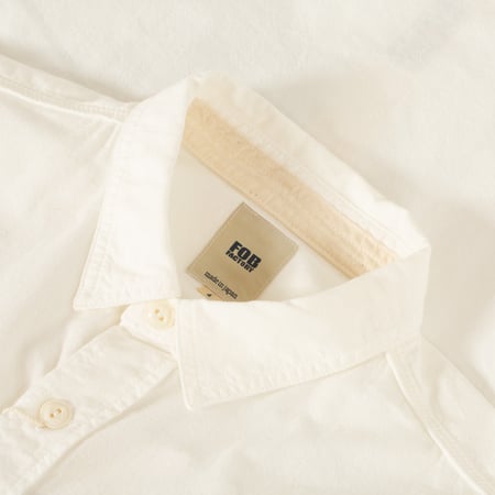 F3496 Oxford Work Shirt White