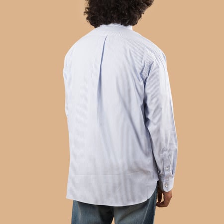 Image-Flâneurs_J. PRESS / Baggy Fit B.D. Pin Oxford Stripe_de-dos