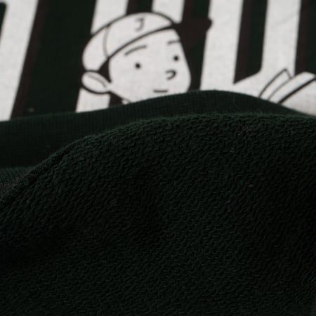 Image-Flâneurs_J. PRESS / Supima Recycle French Terry Aaron Chang Sweat Green_détail-1