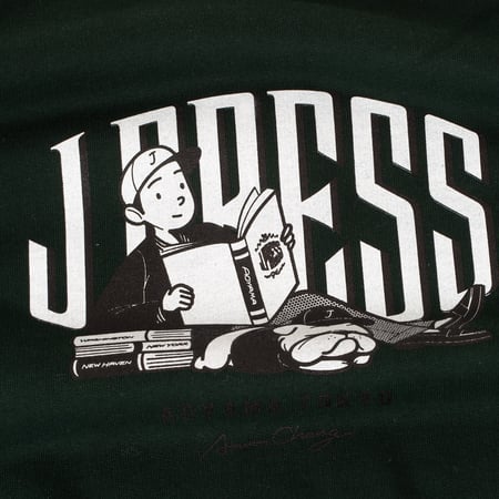 Image-Flâneurs_J. PRESS / Supima Recycle French Terry Aaron Chang Sweat Green_détail-4