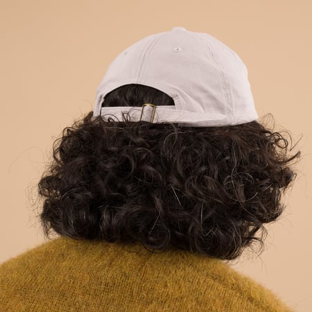 Cotton Twill Logo Cap Gray