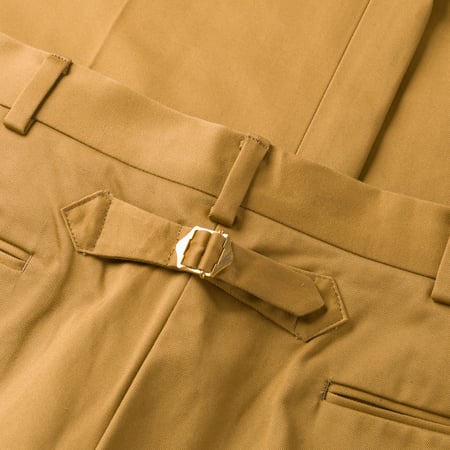 Image-Flâneurs_J. PRESS / Piped Stem West Point Khaki_détail-2