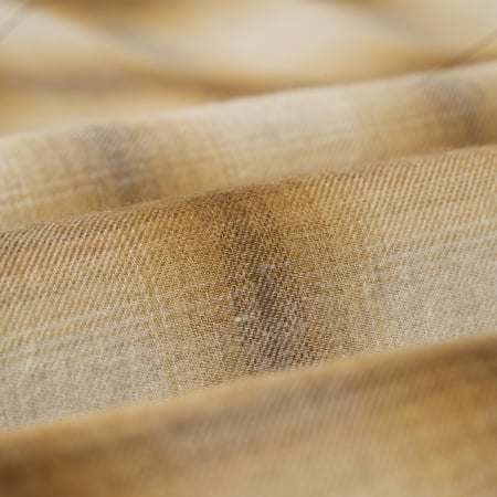 Image-Flâneurs_BEAMS PLUS / Open Collar Ombre Brown_détail