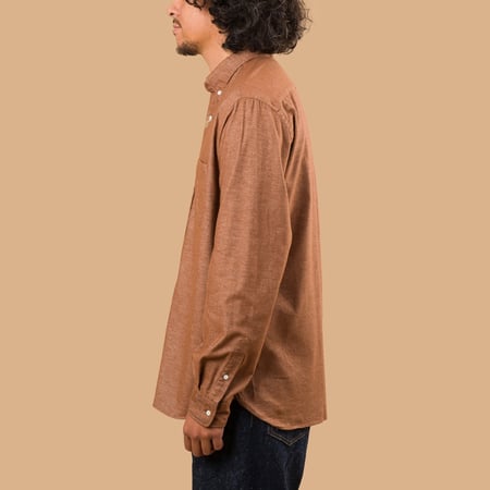 BD Solid Brown Flannel