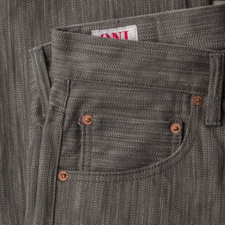 Image-Flâneurs_ONI DENIM / 275-AW Awa Sumi × Awa Sho-Ai 20oz Denim Regular Straight_detail-5
