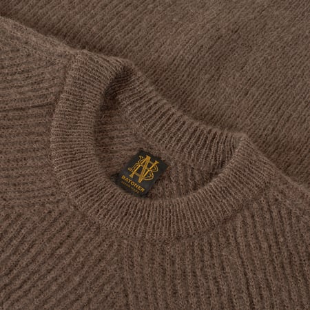 Pure Mohair Signature Crew Neck Olive