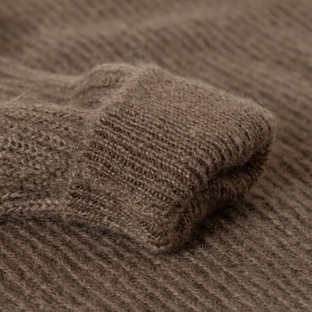 Pure Mohair Signature Crew Neck Olive