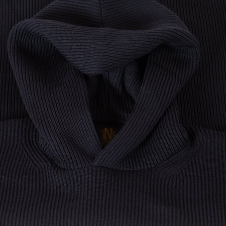 Solid Wool Rib Parker Navy
