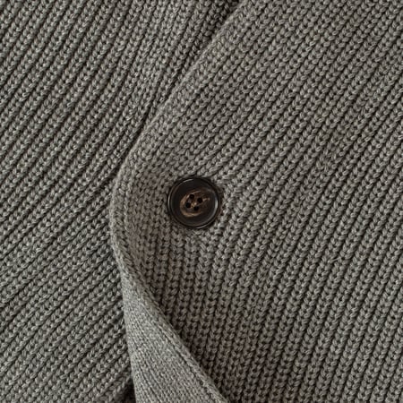 image flaneurs cardigan Batoner Waso 1 Button Cardigan Melange Gray bouton