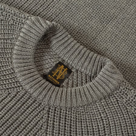 Signature Crew Neck Melange Gray