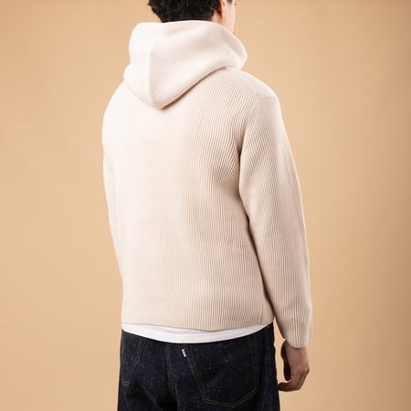 Solid Wool Rib Parker Ivory