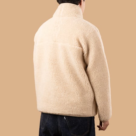 Image-Flâneurs_COLDBREAKER / Flâneurs Ultralight Retro Jacket Light Beige_De-dos