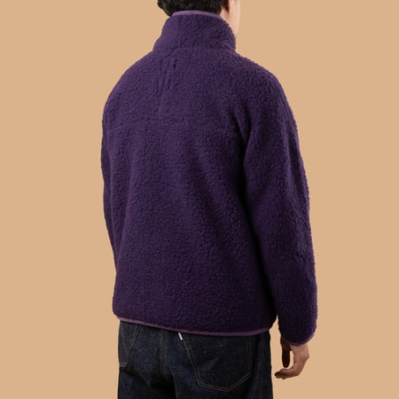 Image-Flâneurs_COLDBREAKER / Flâneurs Retro Jacket Plum_De-dos