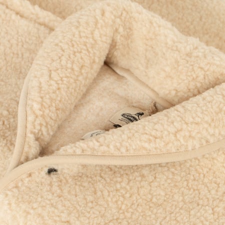 détail COLDBREAKER  Flâneurs Ultralight Retro Jacket Light Beige col