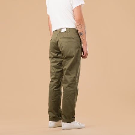 F0514 Narrow U.S. Trousers Olive