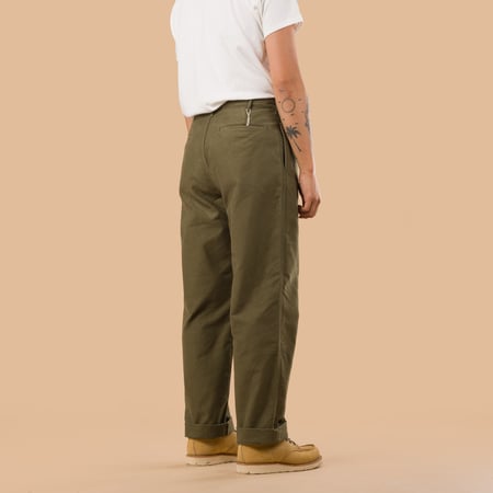 F0543 Moleskin Trousers Olive