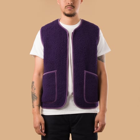 Pepitco Vest Plum