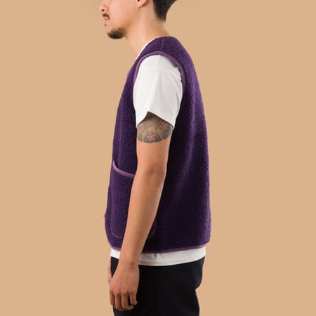 Pepitco Vest Plum