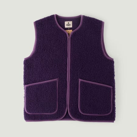Pepitco Vest Plum