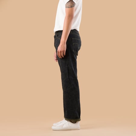 images flâneurs ONI DENIM  277 17oz Just Right Straight Bumpy Denim kusaki side