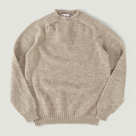 True Shetland Voe Crew Neck in Silver