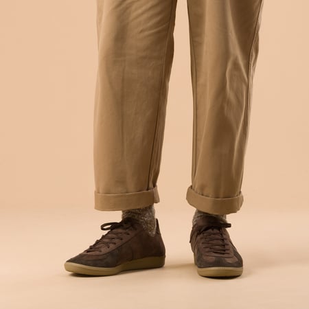 German Military Trainer Brown Nubuck