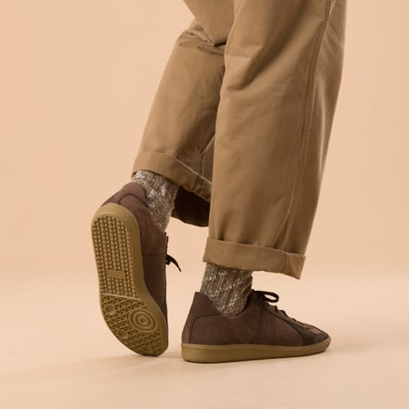 German Military Trainer Brown Nubuck