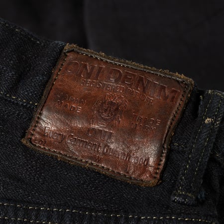 277 17oz Just Right Straight Bumpy Denim Kuro