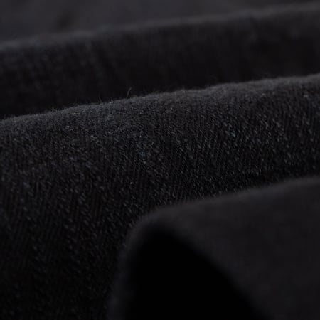 277 17oz Just Right Straight Bumpy Denim Kuro